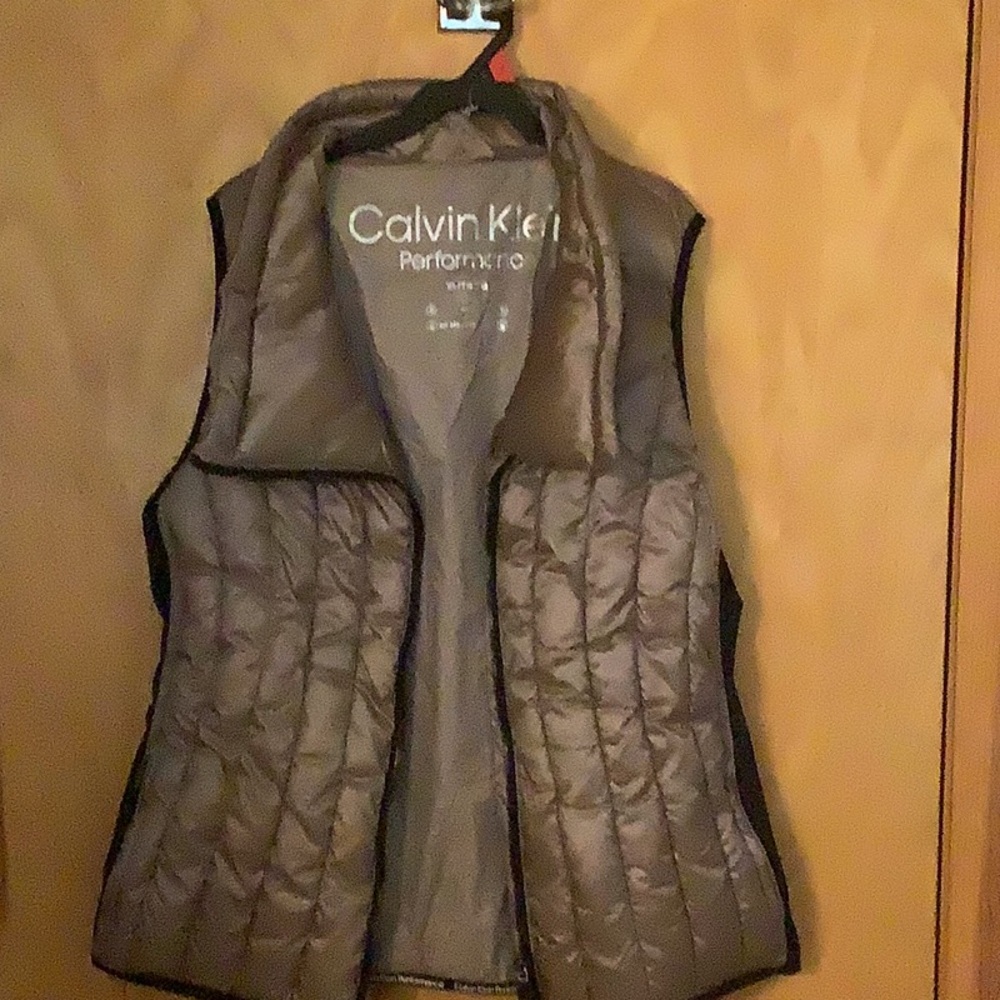 Calvin Klein Brown Quilted Vest